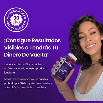 Gummies Glutea+ Levantado y Definición Glúteos