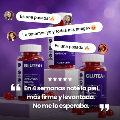Gummies Glutea+ Levantado y Definición Glúteos