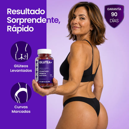 Gummies Glutea+ Levantado y Definición Glúteos